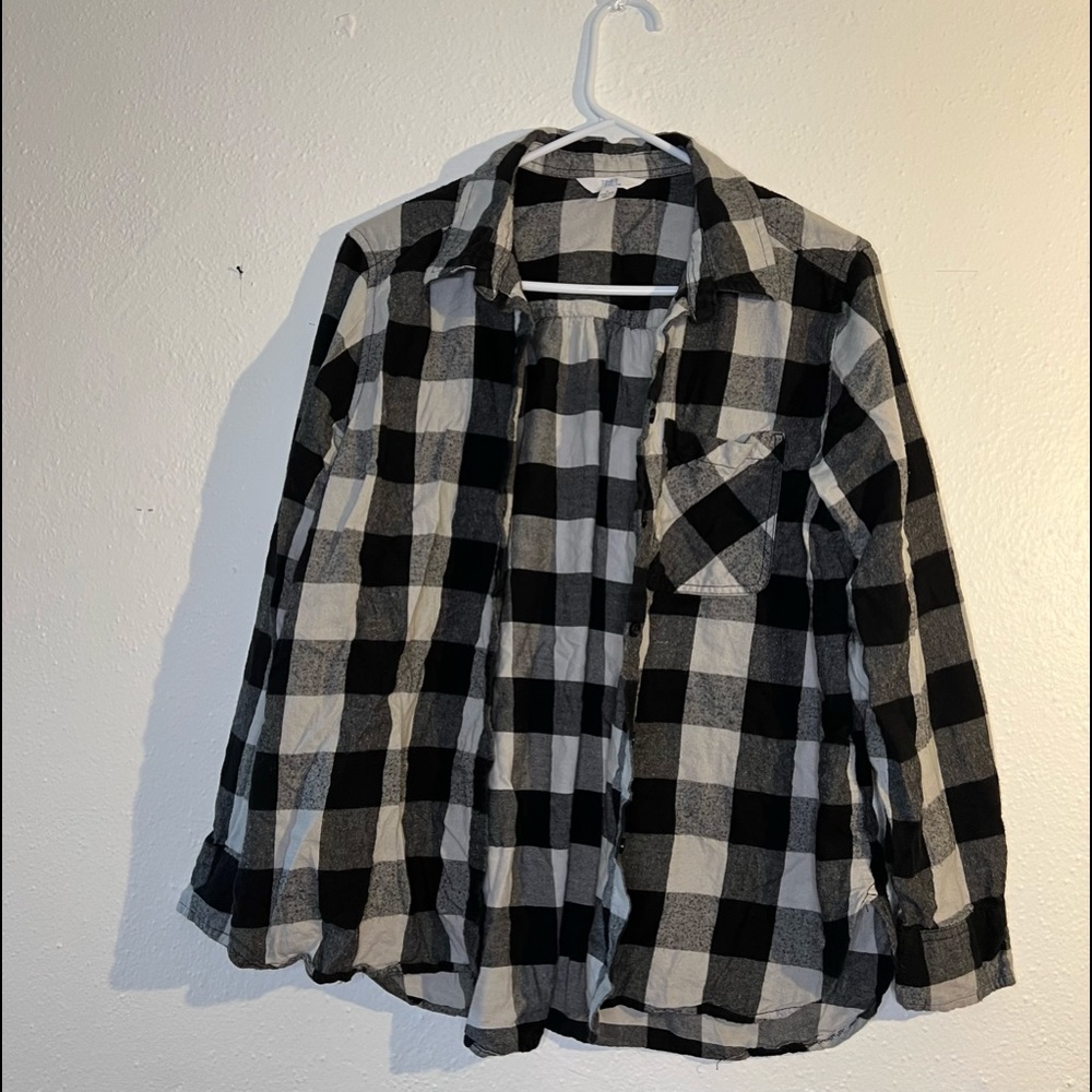 Time and Tru - Black and White Flannel